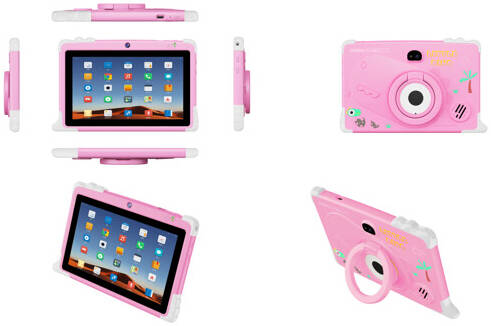 Oteeto K2 Kids Android 5G Tablet With 7.0 Inch Display 4GB RAM 128 GB ROM 3000 mAh, 4.0 Front, 5.0 Rear Camera, WiFi ... - Oteeto Tab K2