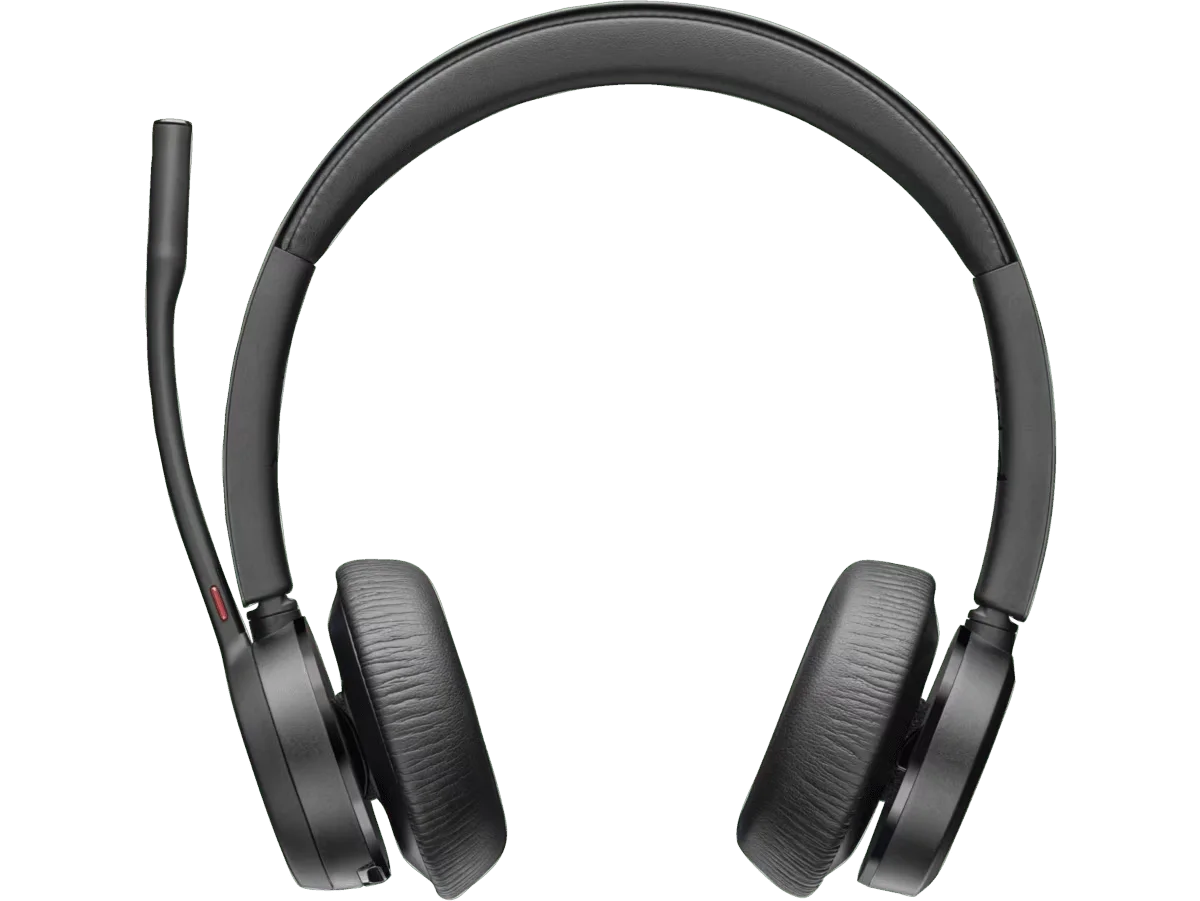 Poly Voyager 4320 Bluetooth/ Wired Stereo Microsoft Teams Certified USB-A Headset with Noise cancelling Mics +BT700 d... - 77Y98AA