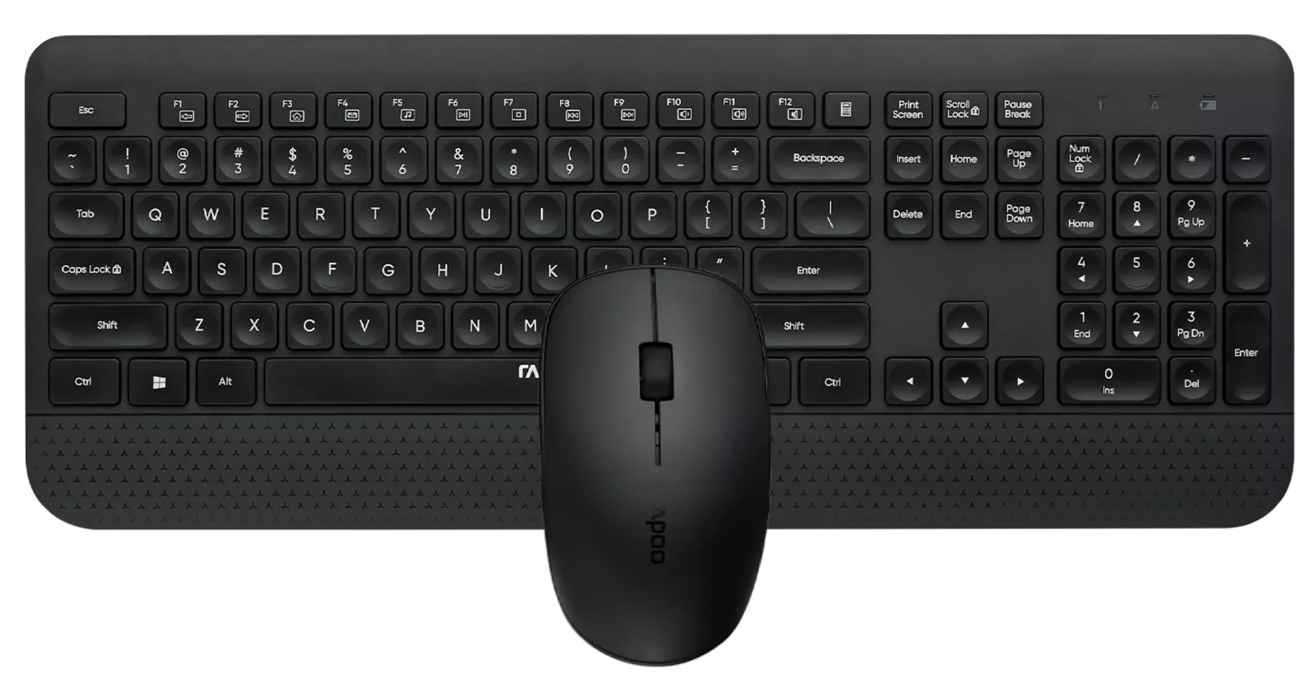 Rapoo Wireless Keyboard & Mouse X3500 - Black