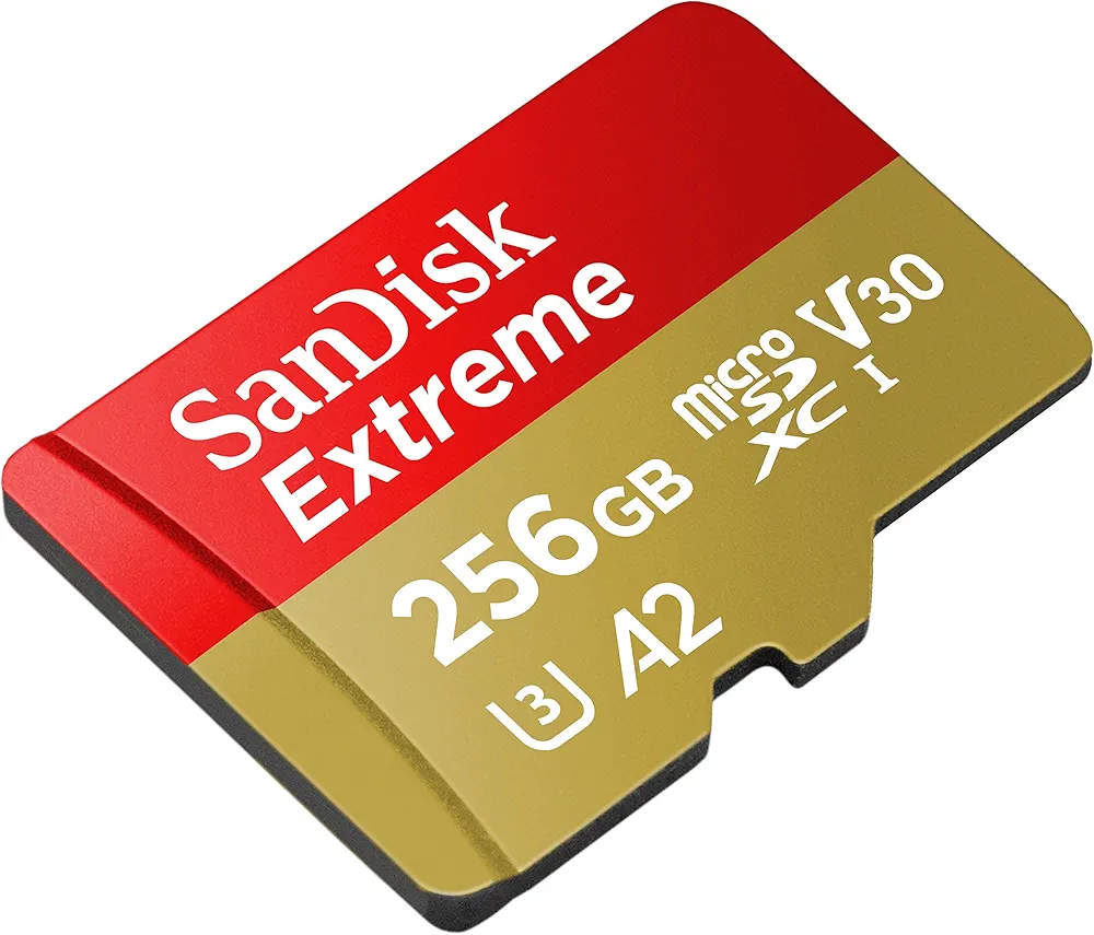 SanDisk Extreme microSDXC™ UHS-I CARD Up to 190MB/s - 256GB - SDSQXAV-256G-GN6MN