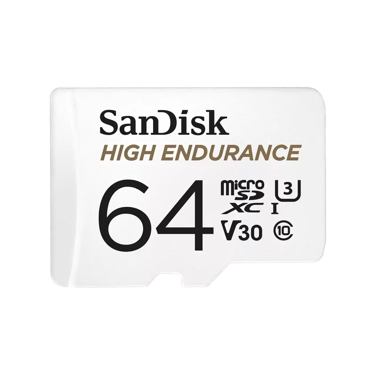 SanDisk High Endurance microSD 64GB + Adapter