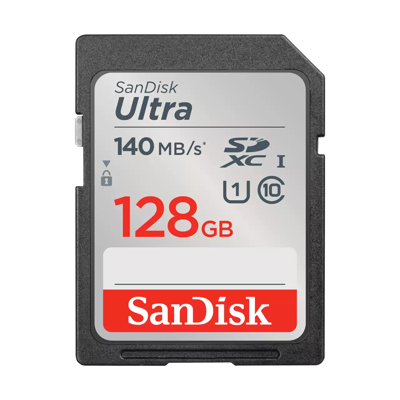 SanDisk Ultra® SDHC™ UHS-I card and SDXC™ UHS-I card Up to 140MB/s - 128GB - SDSDUNB-128G-GN6IN