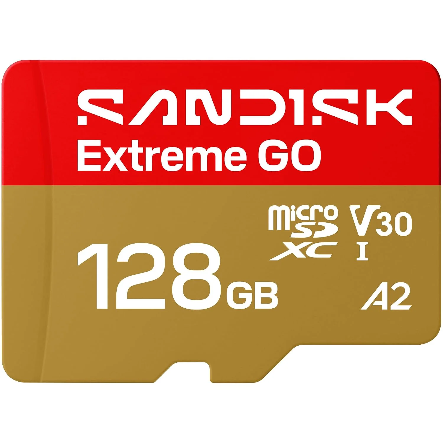 Sandisk Extreme GO  | 128GB Micro SDXC | Up to 240MB/s read | V30 Video speed | Model: SDSQXGN-128G-GN6MN