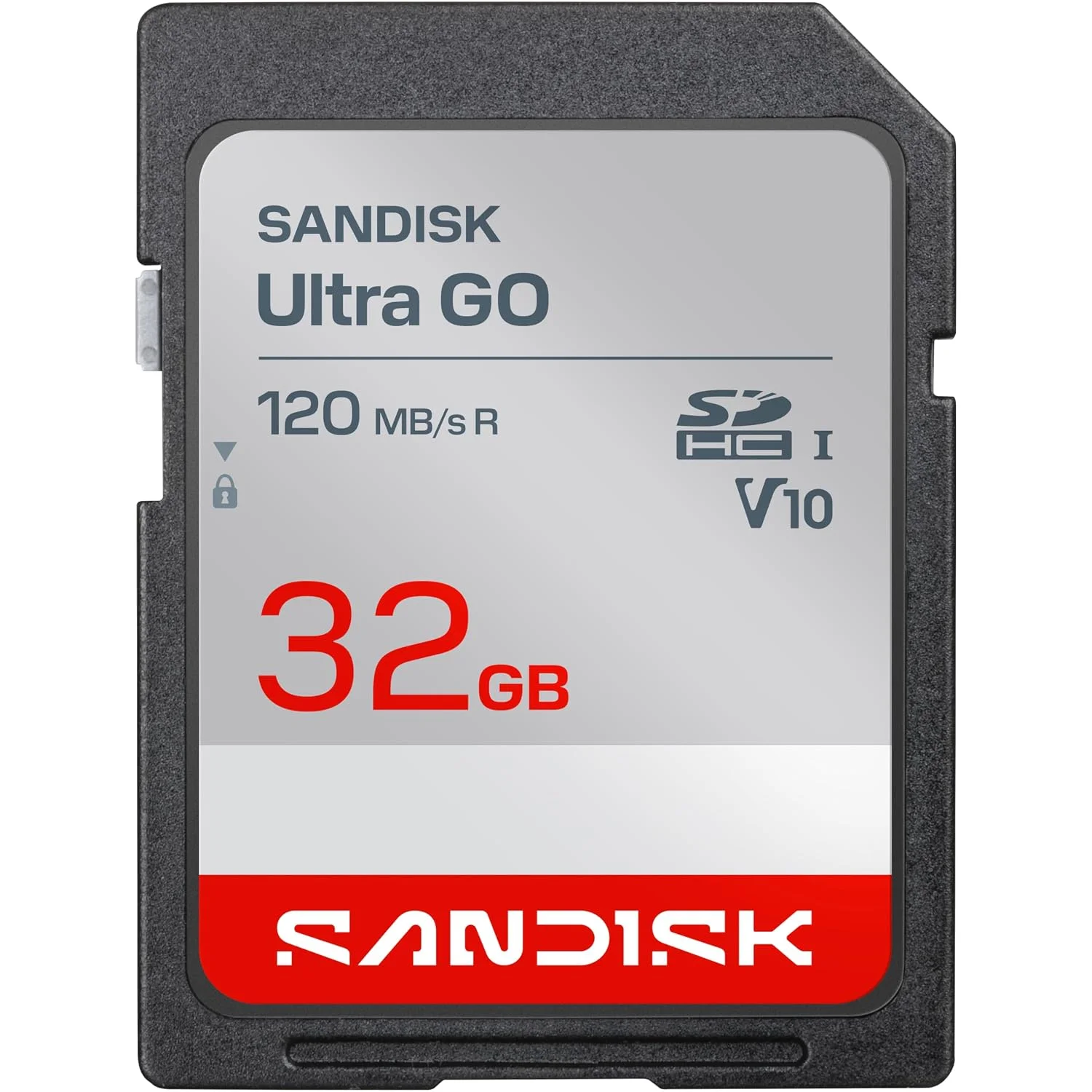 Sandisk Ulra GO SD Card | 32 Gb | Up To 120Mb/s read speed | UHS-I| Model : SDSDUGN-032G-GN6IN