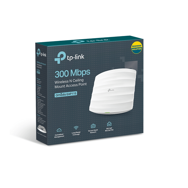 TP-Link 300Mbps Wireless N Ceiling Mount Access Point - TL-EAP115