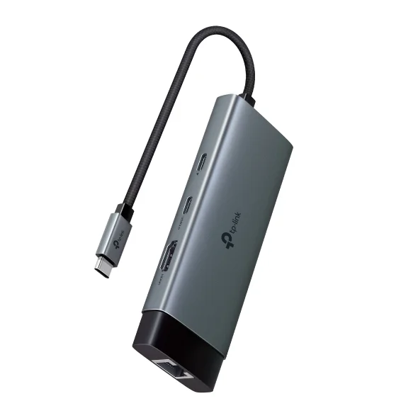 TP-Link 6 Port Hub - USB Type C to RJ 45, Two USB A, HDMI, PD and Type C - TL-UH6120C