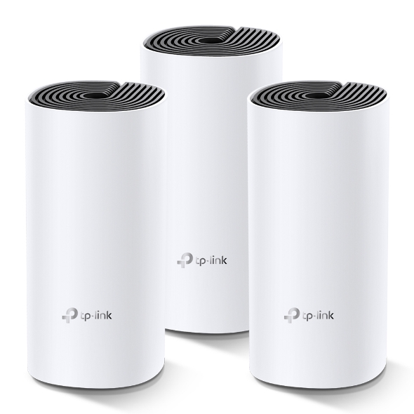 TP-Link Deco M4 AC1200 Whole Home Mesh Wi-Fi System (3 Pack) - TL-DECO M4 (3-PACK) - TL-DECO M4-3