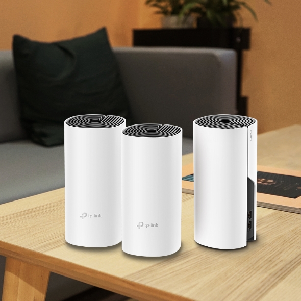 TP-Link Deco M4 AC1200 Whole Home Mesh Wi-Fi System (3 Pack) - TL-DECO M4 (3-PACK) - TL-DECO M4-3