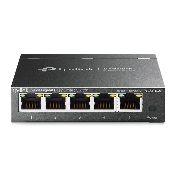 TP-Link TL-SG105E | 5-Port Gigabit Easy Smart Switch - TP-Link