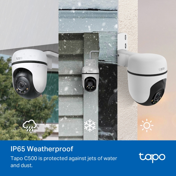 TP-Link Tapo Outdoor Pan/Tilt Security WiFi Camera - TL-TAPO C500