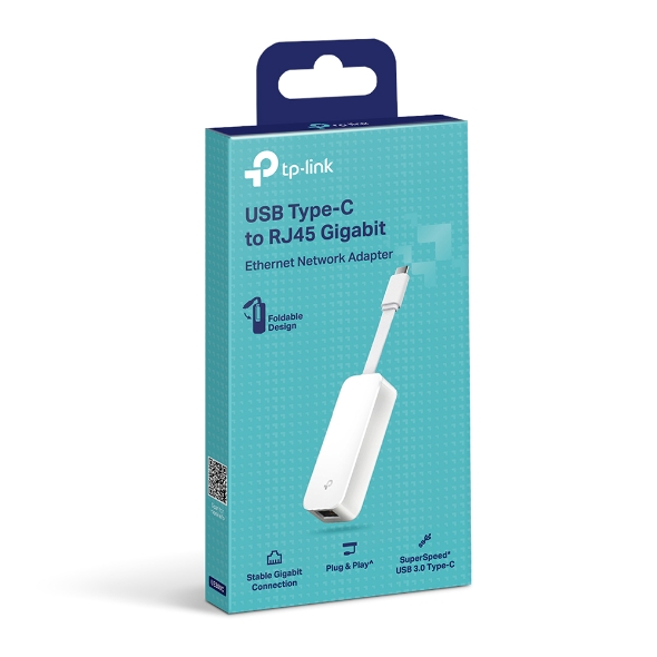 TP-Link USB Type C to Gigabit Ethernet Network Adapter Plug and Play - TL-UE300C