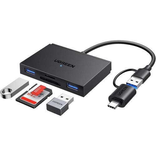 UGREEN 4-in-1 Card Reader with USB-C & USB-A 2-in-1 interface - CM812 - UG-45167