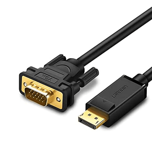 UGREEN DisplayPort Male to VGA Male Cable 1.5m (Black) - DP105 - UG-10247