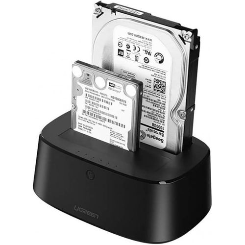 UGREEN USB 3.0 to SATA Dual-Bay Hard Drive Duplicator/Cloner EU - CM198 - UGN-50857