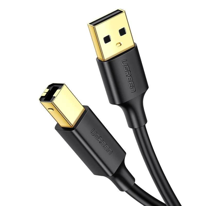 UGREEN USB-A 2.0 AM to BM Print Cable 3m (Black) - US135 - UG-10351