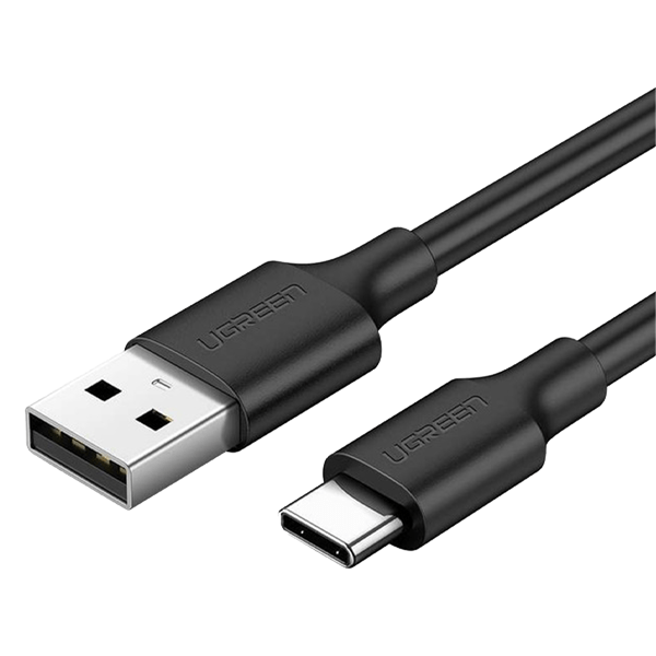 UGREEN USB-A 2.0 Male to USB-C Male Cable Nickel Plating 2m (Black) - US270 - UG-60118