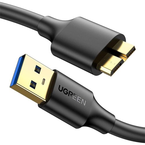 UGREEN USB-A 3.0 to Micro USB 3.0 Male Cable 1m Black - US130 - UG-10841
