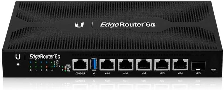 Ubiquiti EdgeRouter ER-6P Gigabit Router with SFP (ER-6P)