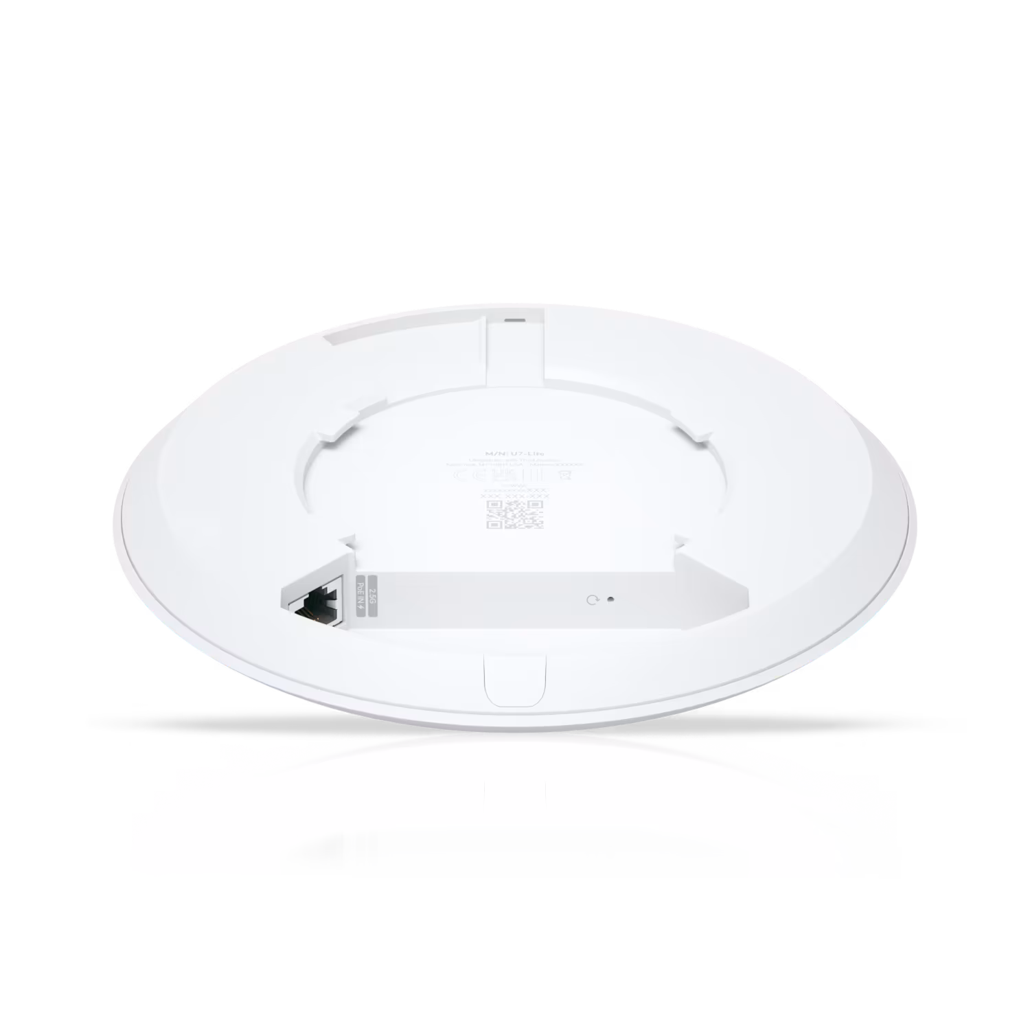 Ubiquiti U7 Lite ceiling-mounted WiFi 7 AP with 4 spatial streams and 2.5 GbE uplink - U7-Lite