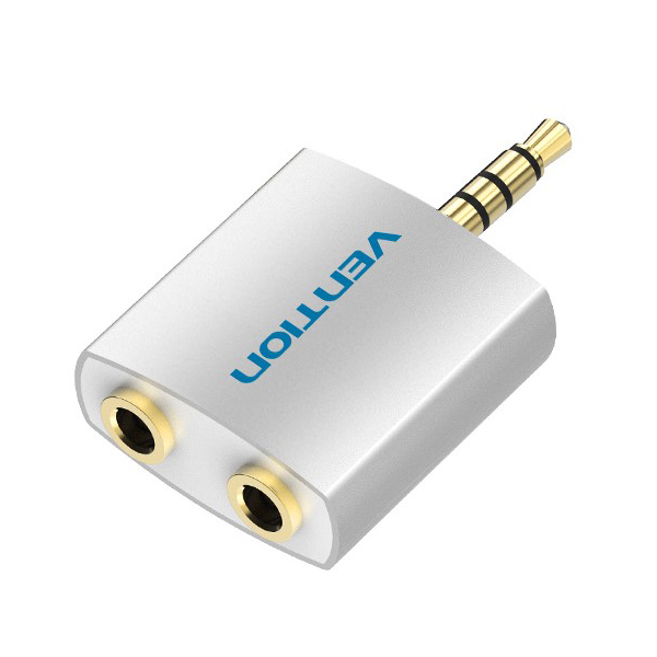 VENTION 4 POLE 3.5MM MALE TO 2*3.5MM FEMALE CONVERTER - VEN-BDAW0