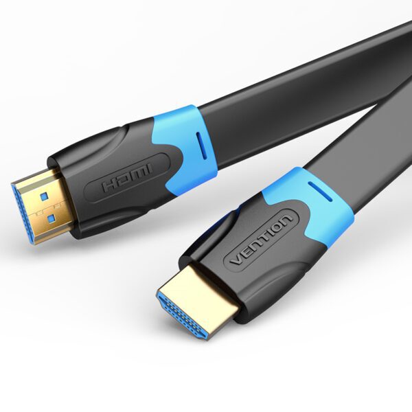 VENTION FLAT HDMI CABLE 0.5M BLACK - VEN-AAKBD